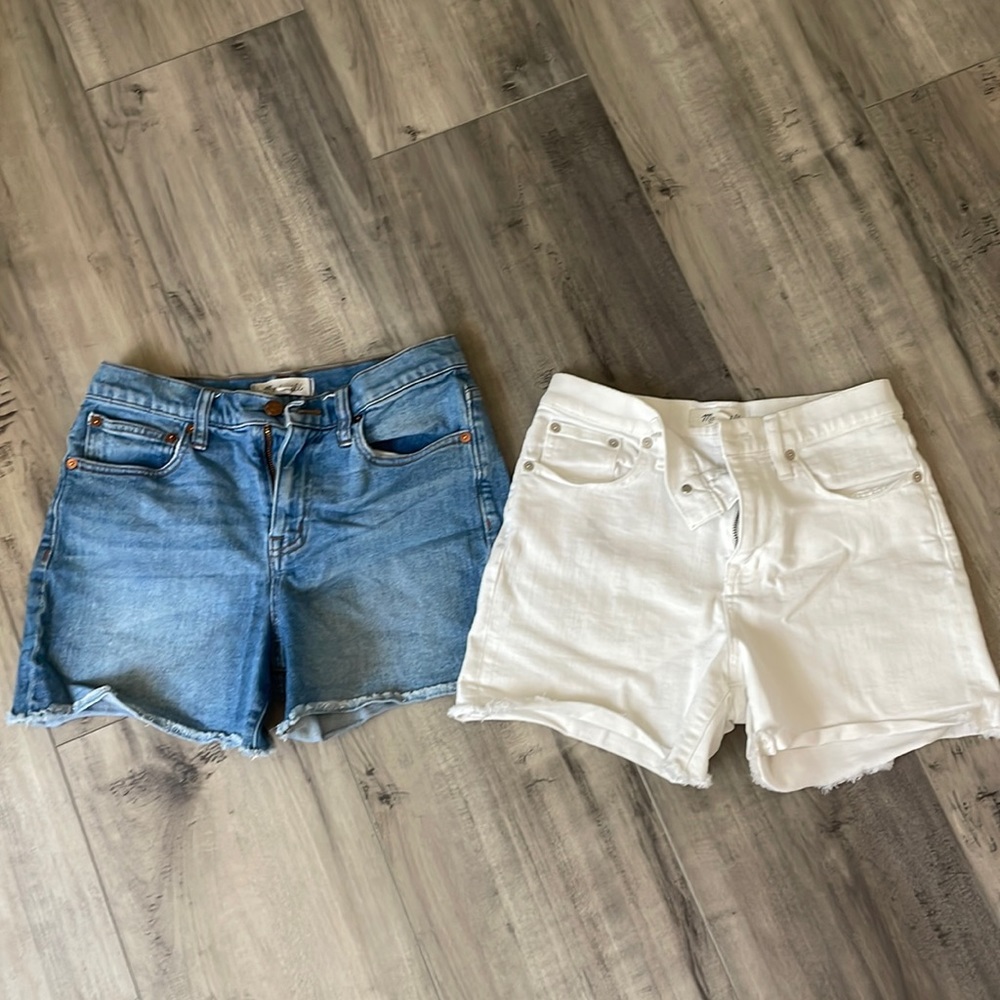 2x Madewell Denim Shorts